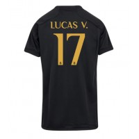 Camisa de time de futebol Real Madrid Lucas Vazquez #17 Replicas 3º Equipamento Feminina 2023-24 Manga Curta